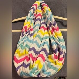 Colorful Chevron Infinity Scarf